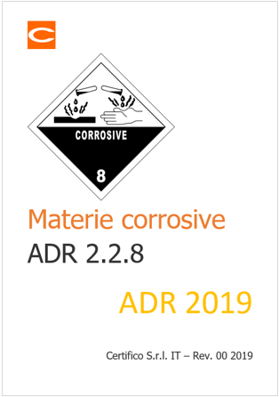 Materie corrosive ADR 2 2 8