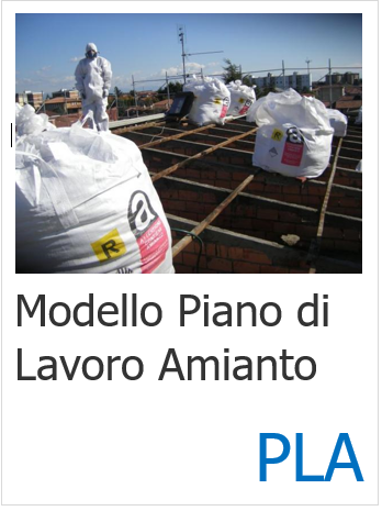 Modello Piano Lavoro Amianto PLA