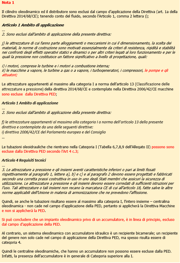 Nota 1 Centraline oledinamiche
