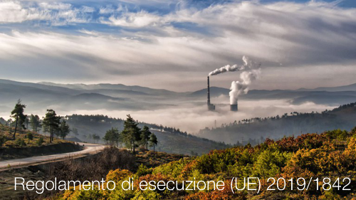 Regolamento di esecuzione UE 2019 1842