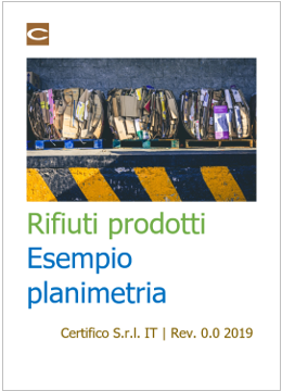 Rifiuti prodotti planimetria