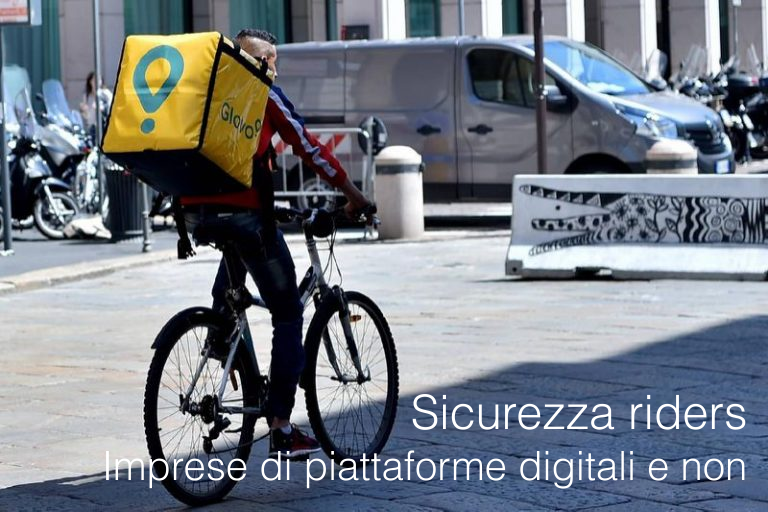 Sicurezza riders Imprese di piattaforme digitali e non