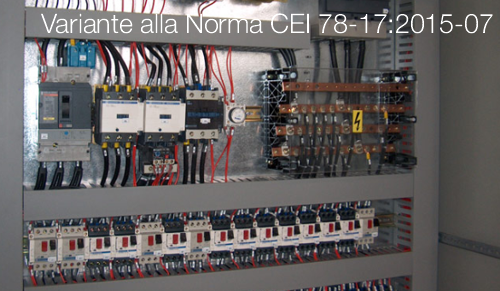Variante alla Norma CEI 78 17 2015 07  Manutenzione cabine elettriche