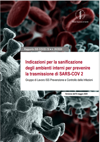 Indicazione per la sanificazione