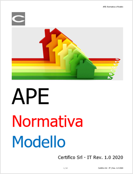 APE Normativa e Modello