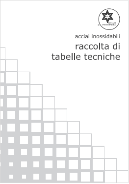 Acciai inossidabili   Raccolta di tabelle tecniche