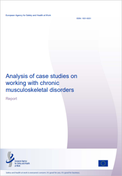 Analysis case studies chronic MSDs