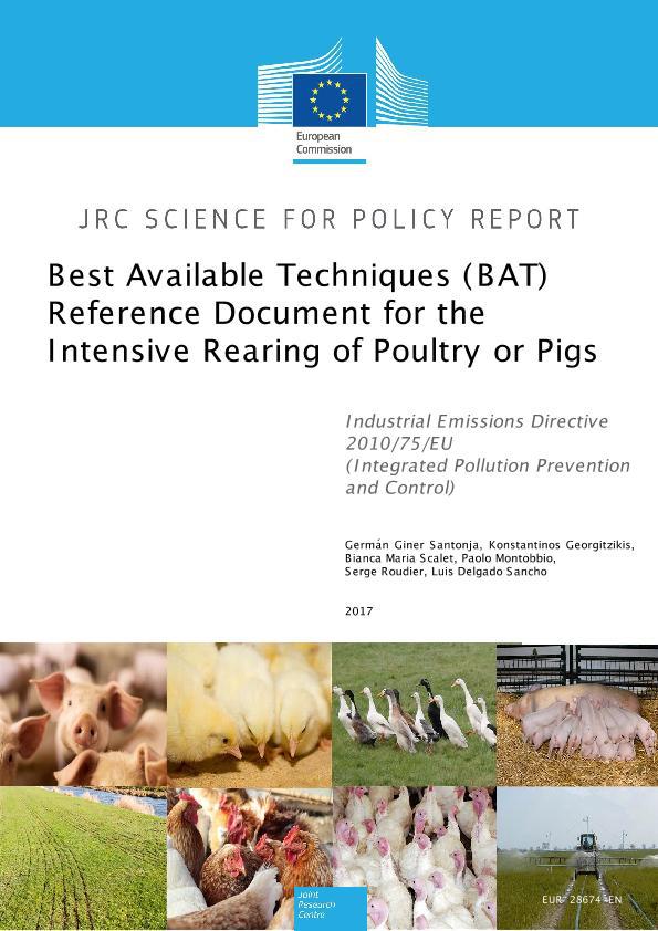 Best Available Techniques  BAT  intensive rearing of poultry or pigs
