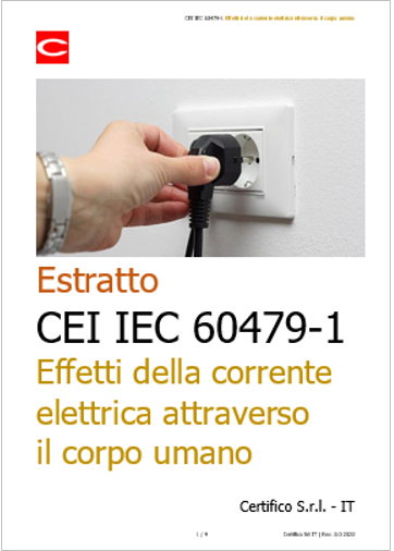 CEI IEC 60479 1 2020 Estratto