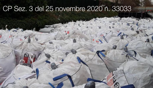 CP Sez  3 del 25 novembre 2020 n  33033