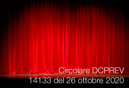 Circolare DCPREV 14133 del 26 ottobre 2020