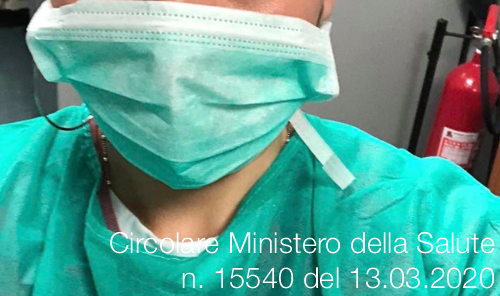 Circolare Ministero della Salute 15540 del 13 03 2020