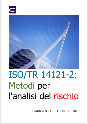 Cover ISO TR 14121 2 Metodi analisi rischio