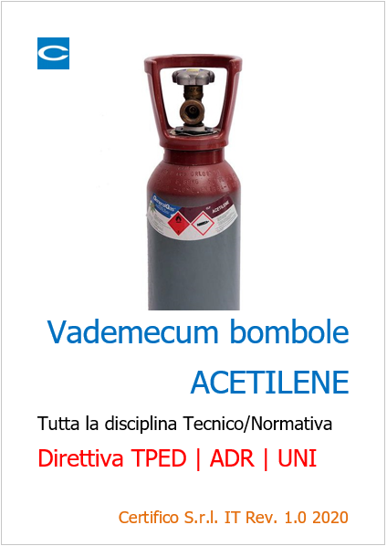 Cover Vademecum Bombole acetilene Cover Vademecum Bombole acetilene