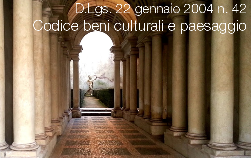 D Lgs  22 gennaio 2004 n  42