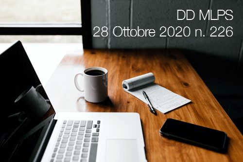 DD MLPS del 28 Ottobre 2020 n  226