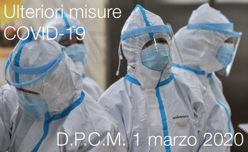 DPCM 1 marzo 2020 DPCM 1 marzo 2020