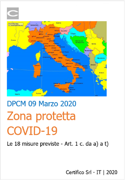 DPCM 9 Marzo Sintesi Misure