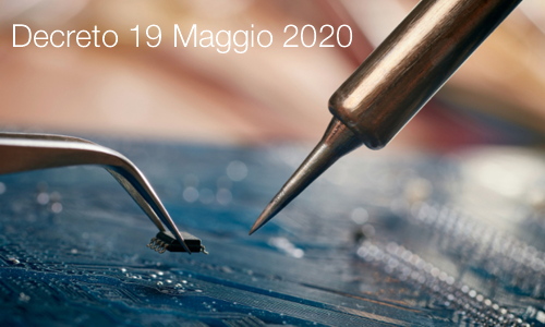 Decreto 19 Maggio 2020