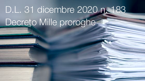 Decreto Legge 31 dicembre 2020 n  183