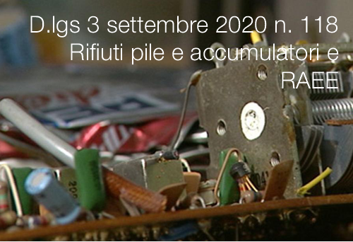 Decreto Legislativo 3 settembre 2020 n 118