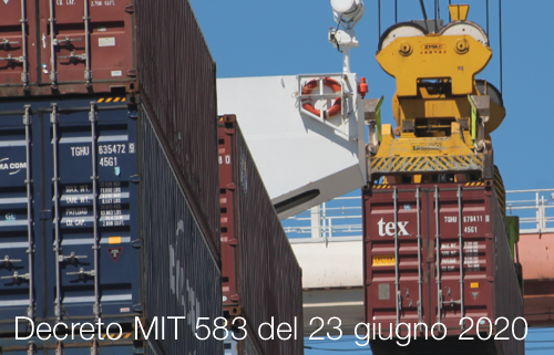 Decreto MIT 583 del 23 giugno 2020