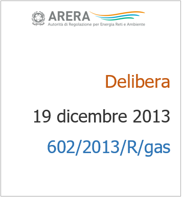 Delibera ARERA 2013