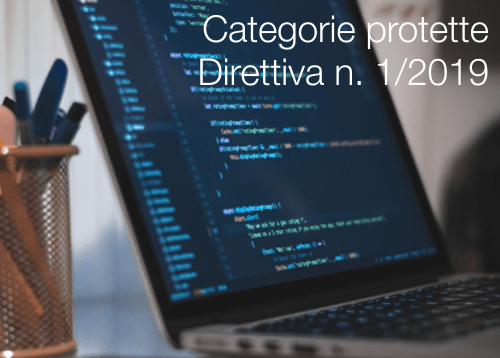 Direttiva n  1 2019 Categorie protette