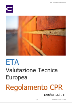 ETA   Valutazione Tecnica Europea