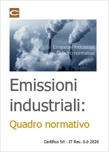 Emissioni industriali Quadro normativo 2020 Emissioni industriali Quadro normativo 2020