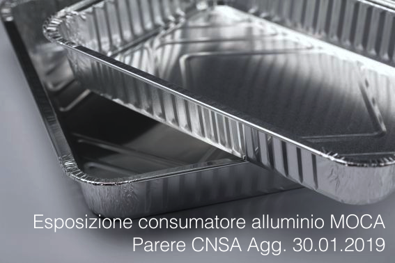 Esposizione consumatore alluminio MOCA Parere CNSA 30 01 2019