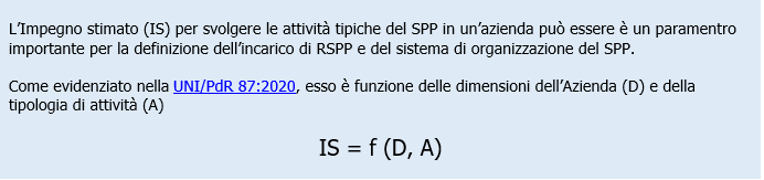 Impegno stimato SPP Impegno stimato SPP