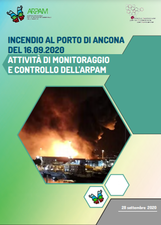 Incendio al Porto di Ancona 16 ottobre 2020   Relazione ARPAM
