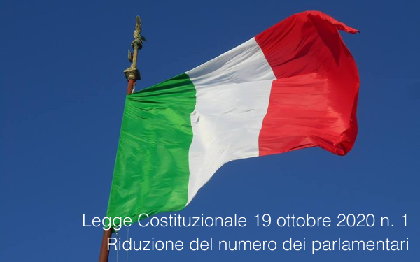 Legge Costituzionale 19 ottobre 2020 n  1