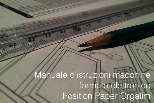 Manuale d istruzioni macchine formato elettronico Orgalime