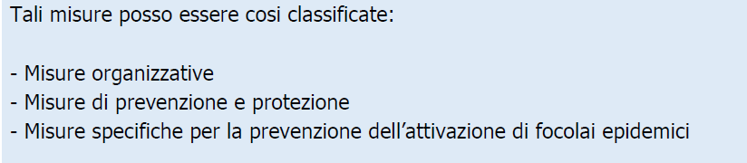 Misure di Prevenzione