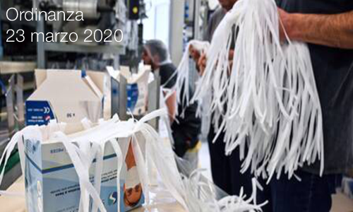 Ordinanza 23 marzo 2020