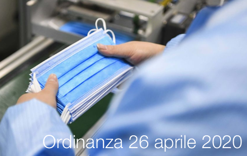 Ordinanza 26 aprile 2020