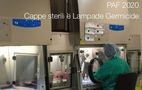 PAF 2020 Cappe sterili e Lampade Germicide