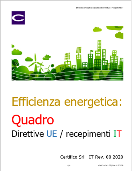 Quadro Efficienza Energetica