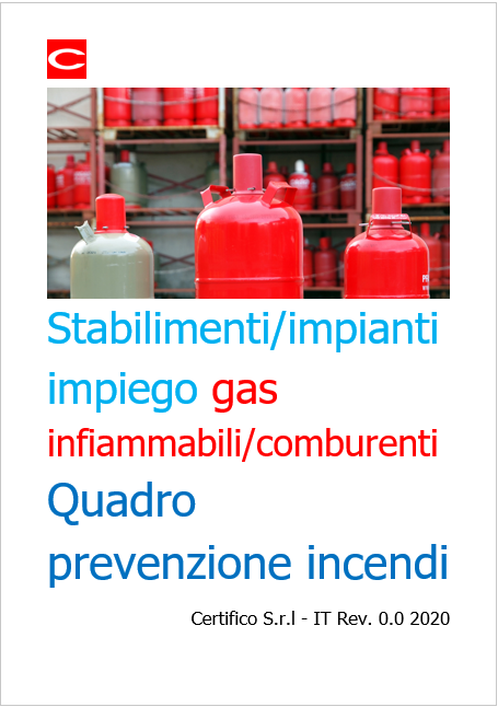 Quadro PI depositi gas infiammabili comburenti Quadro PI depositi gas infiammabili comburenti