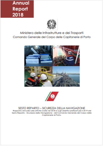 Rapporto annuale sicurezza navigazione 2018