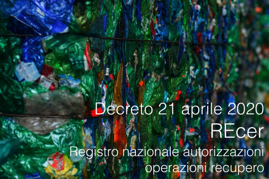 Registro nazionale autorizzazioni operazioni recupero REcer