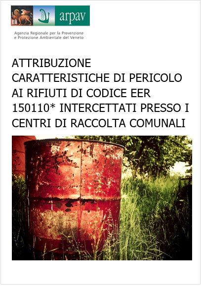 Rifiuti di imballaggi EER 150110 centri di raccolta   attribuzione HP