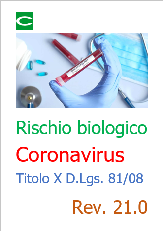 Rischio biologico coronavirus Titolo X Rev 21 0 Rischio biologico coronavirus Titolo X Rev 21 0