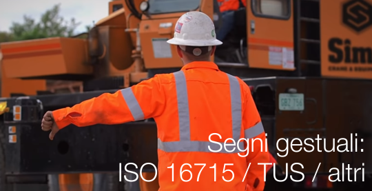 Segni gestuali ISO 16715   TUS   Altri