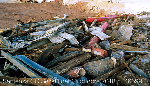 Sentenza CC Sez  III del 15 ottobre 2018 n  46699