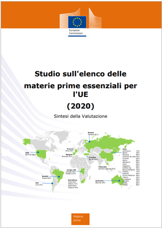 Studio valutazione materie prime essenziali 2020