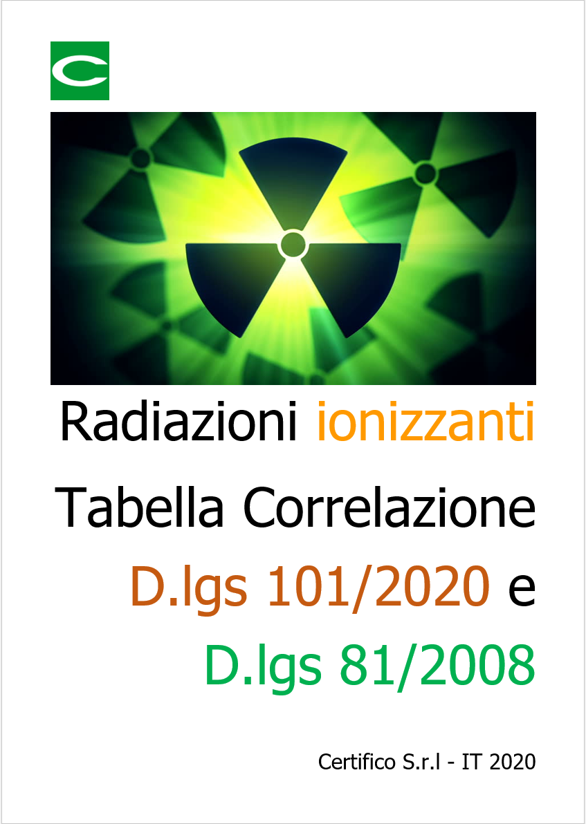 Tabella correlazione dlgs 101 2020 dlgs 81 2008 Tabella correlazione dlgs 101 2020 dlgs 81 2008