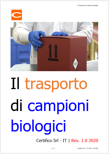 Trasporto campioni biologici Rev 1 0 2020